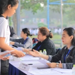 Petugas seleksi CPNS Kemenkumham Jatim.