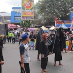 Kegiatan Karnaval Bantengan Nuswantara 2023 di Kota Batu.