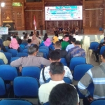 Suasana diskusi publik yang digelar RPS di Pendopo Krido Manunggal, Selasa (12/3).
