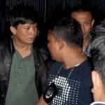 Bupati Ogan Ilir, Ahmad Wazir Noviandi saat ditangkap BNN dalam kondisi teler. foto: antara