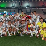 Juventus saat menjadi juara Coppa Italia 2020-2021 dengan mengalahkan Atalanta 2-1 