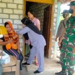 Satgas Covid-19 Kabupaten Tuban saat melakukan pendampingan kegiatan vaksinasi di pelosok desa.