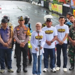 Wali Kota Kediri saat memberi sambutan. Foto: Ist