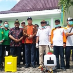 Ketua Satgas Kabupaten Bangkalan Setijabudi bersama Kadinkes dan tim Satgas Pencegahan Covid-19.