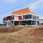 Progres pembangunan Gedung Damkar dan BPBD Kabupaten Pasuruan.