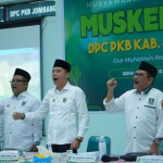 Muskercab DPC PKB Jombang yang digelar di Graha Gus Dur. foto: AAN AMRULLOH/ BANGSAONLINE