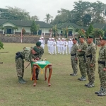 Serah terima jabatan Komandan Batalyon Kesehatan 2/YBH/2 Kostrad di Lapangan Mayonkes 2/YBH/2 Kostrad Karangploso, Rabu (05/7/2023).