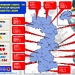Peta sebaran kasus Covid-19 di Kabupaten Gresik per tanggal 19 Agustus 2020.