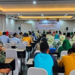 Bimtek Implementasi Kurikulum Merdeka bagi Guru dan Kepala Madrasah di Hotel FrontOne King Tuban, Minggu (3/9/2023).