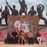Festival Batik Blitar Keren yang digelar tiga hari di Monumen PETA Kota Blitar berlangsung meriah.