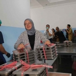 Pelaksanaan program MBG di SPPG Buring, Kota Malang.