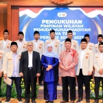 Gubernur Khofifah saat menghadiri pengukuhan Pimpinan Wilayah Pemuda Muhammadiyah Jawa Timur Periode 2023-2027.