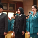 Ketua TP PKK Jatim bersama Wali Kota dan Waki Wali Kota Kediri. Foto: Ist