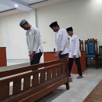 Suasana sidang kasus pembunuhan dan pemerkosaan  di PN Jombang.