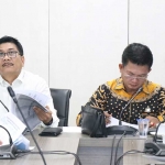 Ketua Komisi II, Wongso Negoro (kanan) saat memimpin hearing. Foto: SYUHUD/HB