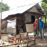 Salah satu rumah penerima dana bantuan rehab RTLH dari Dinas Perkim Jombang.