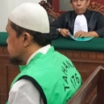 Bowo bin Tawar saat duduk di kursi terdakwa