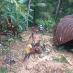 Kerusakan rumah warga akibat bencana alam di Trenggalek. foto: HERMAN S/ BANGSAONLINE