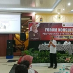 Agenda forum konsultasi publik yang digelar Pemkab Ngawi, Rabu (9/10/2024).