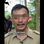 Gongo Bitono, oknum Kepala Desa Lebakrejo, Kecamatan Purwodadi Kabupaten Pasuruan.