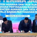 Sertijab Menteri dan Wamen ATR/BPN.