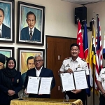 Penandatanganan perjanjian kerja sama antara Fakultas Hukum Universitas Brawijaya dengan Rumah Tahanan Negara Kelas IIB Bangil.