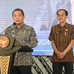 Pj. Madiun Tontro Pahlawanto menyampaikan keberhasilan Pemerintah Kabupaten Madiun di kancah internasional.