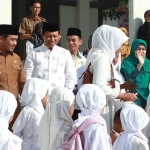 Wali Kota Pasuruan saat mengikuti Gebyar Manasik Haji Cilik tingkat PAUD.