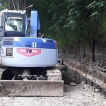 Salah satu proyek box culvert dalam tahap pengerjaan. foto: SYUHUD/ BANGSAONLINE