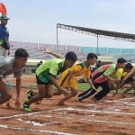 Sejumlah atlet dari Kabupaten Tuban saat berlatih.