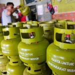 Ilustrasi stok LPG bersubsidi.