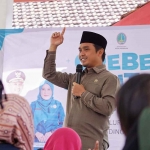 Wali Kota Pasuruan, Adi Wibowo, saat memberi sambutan.