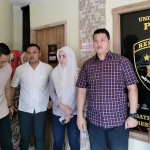 Anggota Polda Jawa Timur dari Subdit Tipidkor Direktorat Reskrimsus saat mengunjungi Polres Pamekasan.