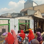 Rumah Korban Kebakaran di Desa Kandang Semangkon, Kecamatan Paciran, Kabupaten Lamongan, Rabu (28/9/2022)