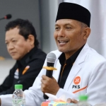 Ketua DPW PKS Jatim, Bagus Prasetia Lelana, saat memberi sambutan di seleksi penerimaan beasiswa PKPA untuk kader partai.