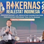 Menteri ATR/BPN saat menghadiri Rakernas REI 2025.