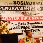 R. Teno Prasetyo, S.T., Plt. Wali Kota Pasuruan saat memberi sambutan.