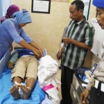 Korban saat dibawa ke RSUD Sidoarjo.