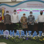 Peringatan Hari Habitat Dunia (World Habitat Day) 2020 akan dibuka di Balai Kota Surabaya malam ini, Senin (5/10/2020). (foto: ist).
