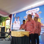 Pengundian pemenang Gebyar Pajak 2025 di Kabupaten Mojokerto.