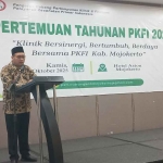 Wakil Bupati Mojokerto saat memberi sambutan.