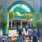 Suasana Masjid Agung Asy-Syuhada, Kabupaten Pamekasan. 
