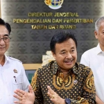 Dirjen PPTR Kementerian ATR/BPN, Jonahar, saat memberi keterangan ke awak media.