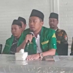 HM. Faridz Afif (tengah), Ketua GP Ansor Kota Surabaya. foto: DIDI ROSADI/ BANGSAONLINE