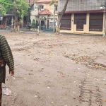 Kondisi bangunan eks Asrama VOC yang ditempati PT Pos Indonesia.