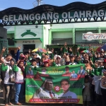 RGS Indonesia saat hadir dalam kampanye akbar Prabowo-Gibran di Gelora Delta Sidoarjo. Foto: Ist