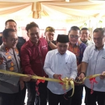 Peresmian media center yang dilakukan Bupati Mojokerto, Muhammad Al Barra.