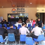 Suasana ramah tamah kegiatan "Piramida" Polres Ngawi