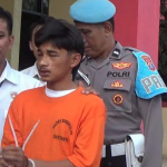 Pelaku maling motor inisial MT yang berhasil diamankan pihak Polres Bangkalan