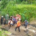 Lokasi penemuan bocah hilang di Jombang.